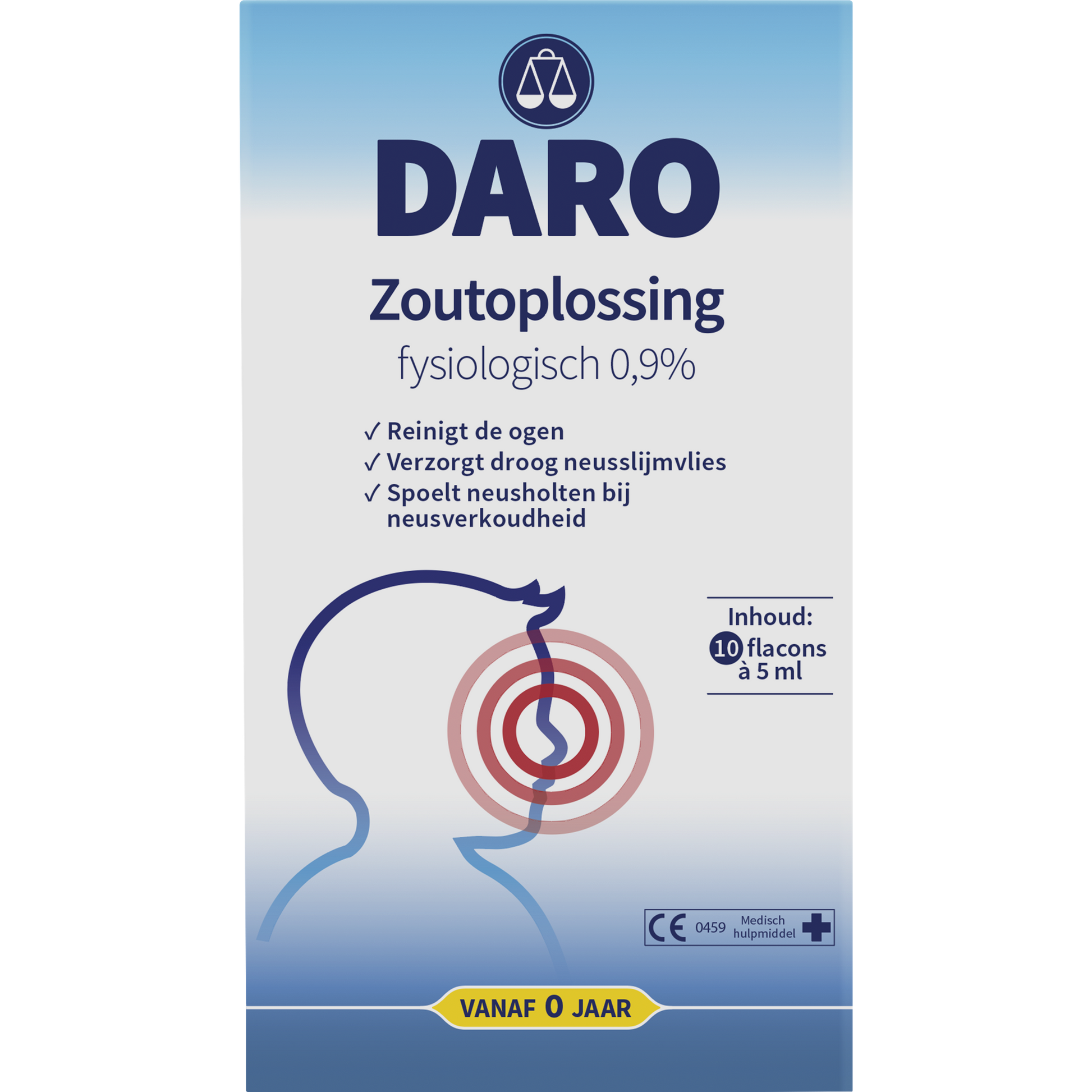 Daro Kind fysiologische zoutoplossing 5ml 10 Ampullen