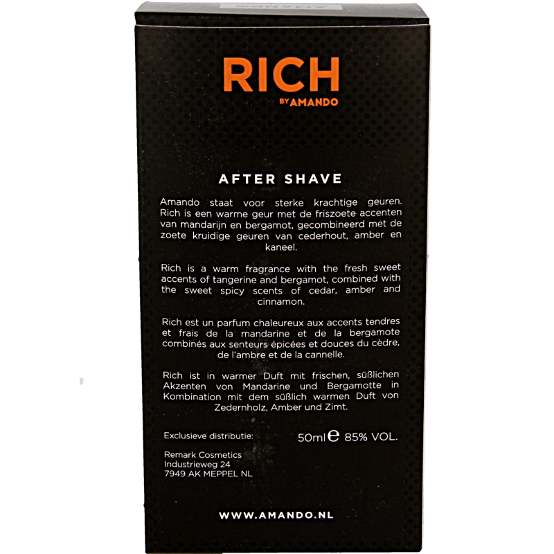 Amando Rich aftershave 50 Milliliter