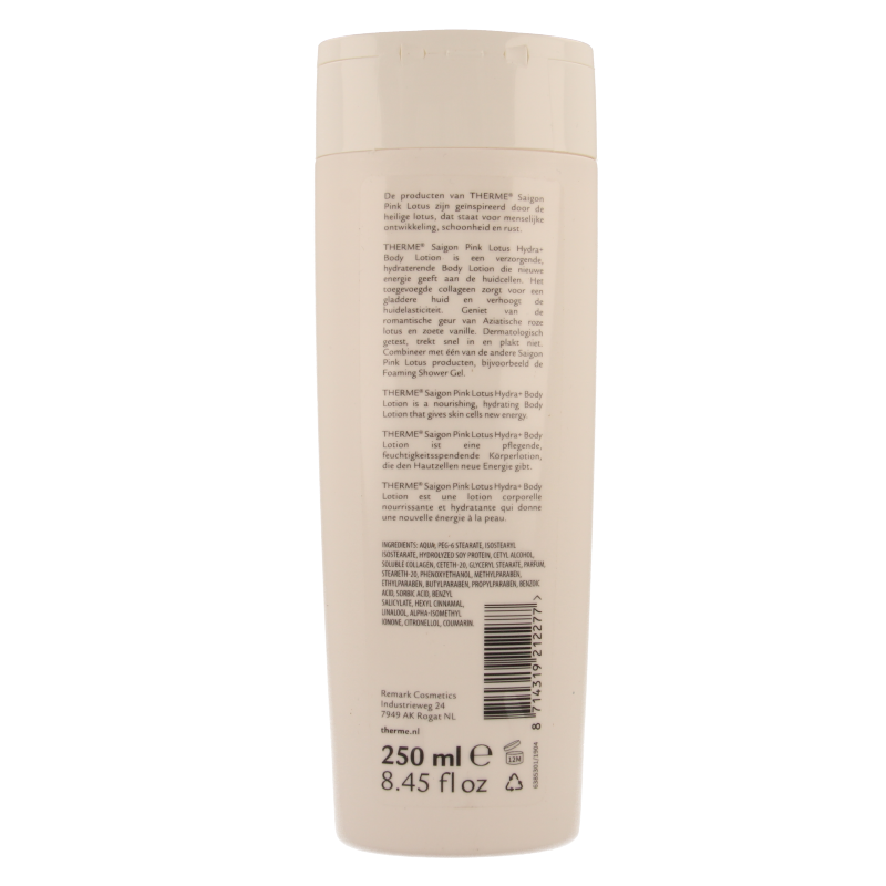 Therme Saigon pink lotus bodylotion hydra+ 250 Milliliter