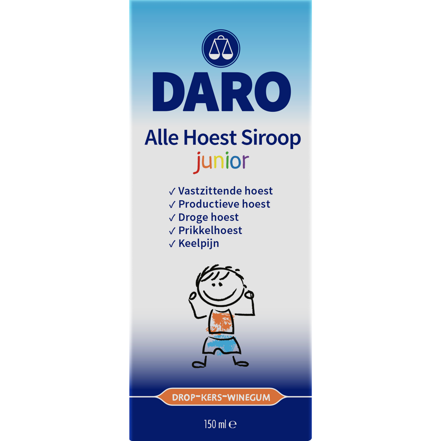 Daro Alle hoest siroop junior 150 Milliliter