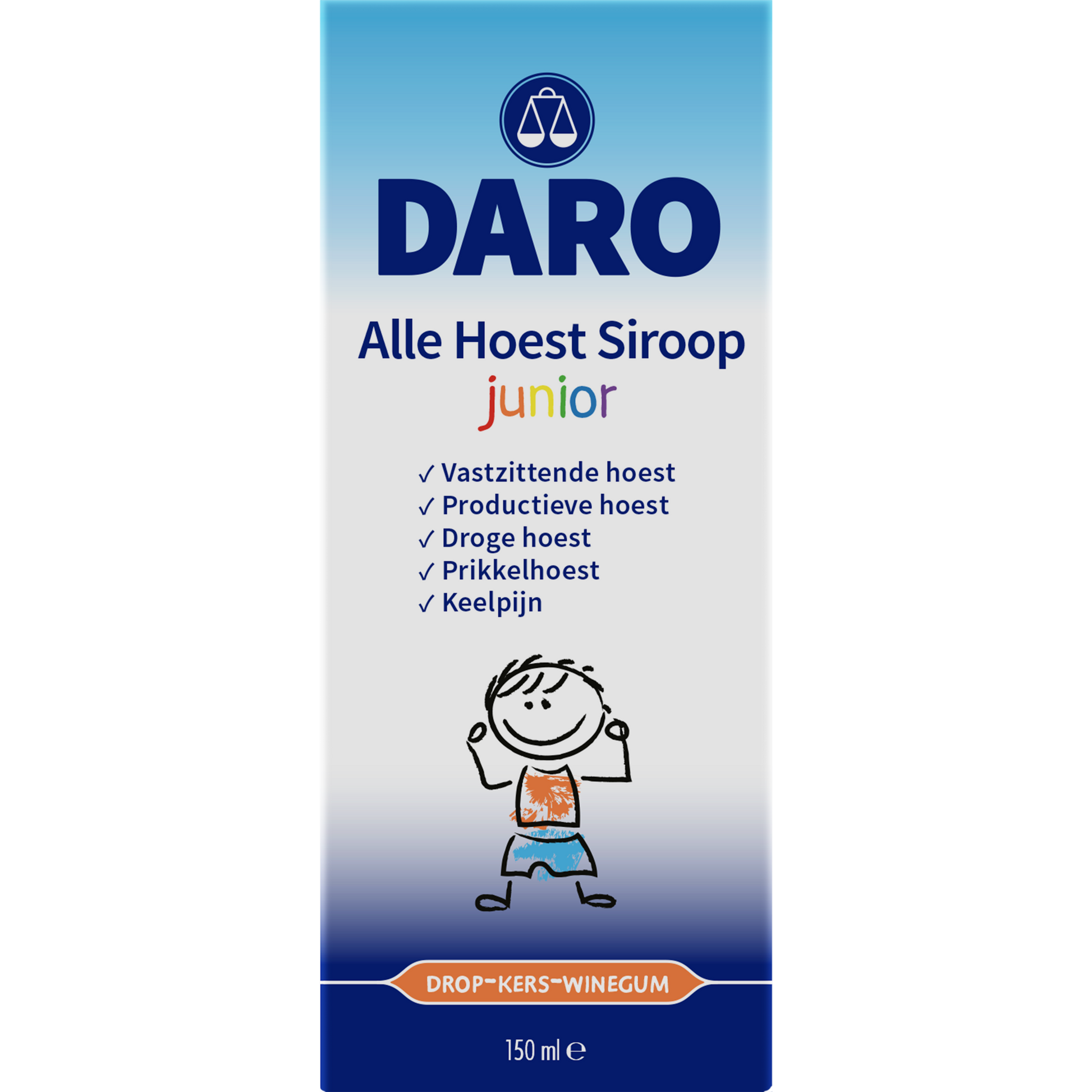 Daro Alle hoest siroop junior 150 Milliliter