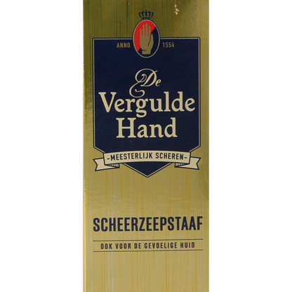 Vergulde Hand Scheerzeepstaaf 75.00 Gram