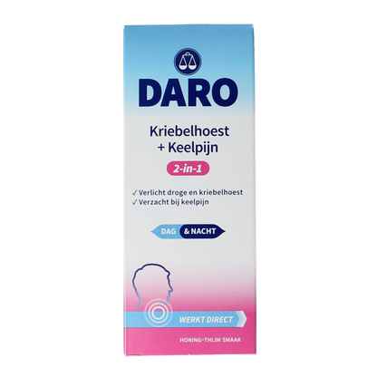 Daro 2 in 1 Kriebelhoest en keelpijn 150.00 Milliliter