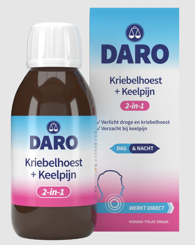 Daro 2 in 1 Kriebelhoest en keelpijn 150 Milliliter