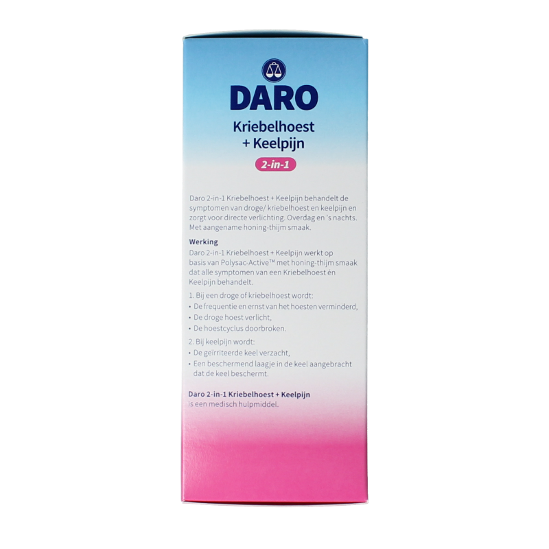 Daro 2 in 1 Kriebelhoest en keelpijn 150 Milliliter