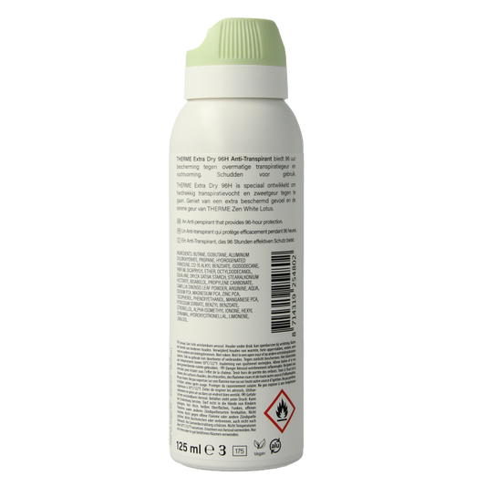 Therme Deospray anti-transpirant extra dry 125 Milliliter