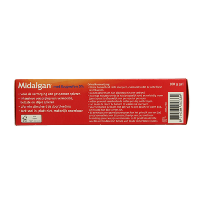 Midalgan 4 in 1 gel + 5% ibuprofen 100.00 Gram