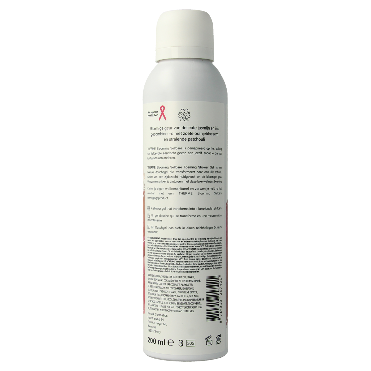 Therme Showergel blooming self care foaming 200.00 Milliliter