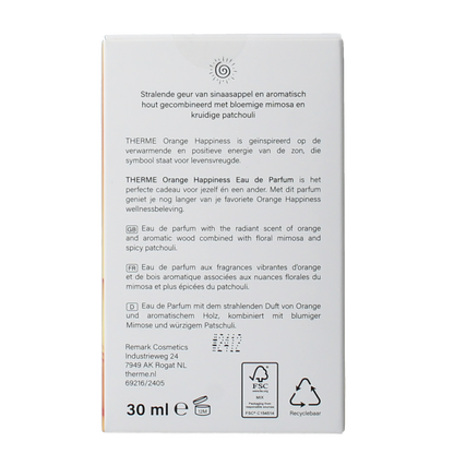 Therme Orange happiness eau de parfum 30.00 Milliliter