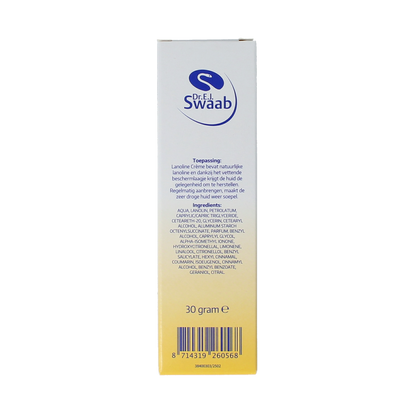Dr. Swaab Lanoline creme 30.00 Gram
