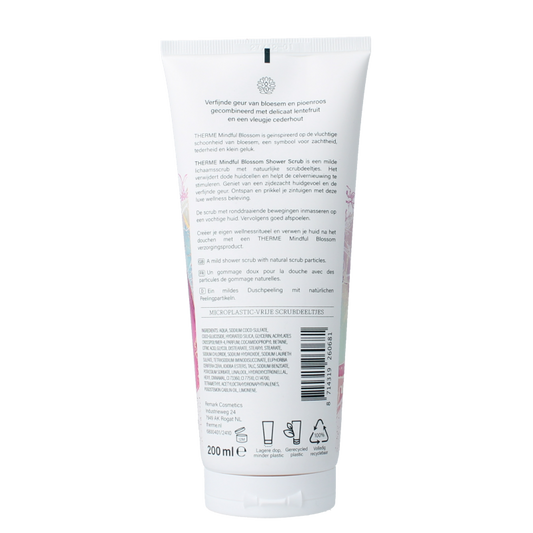 Therme Mindful blossom shower scrub 200 Milliliter