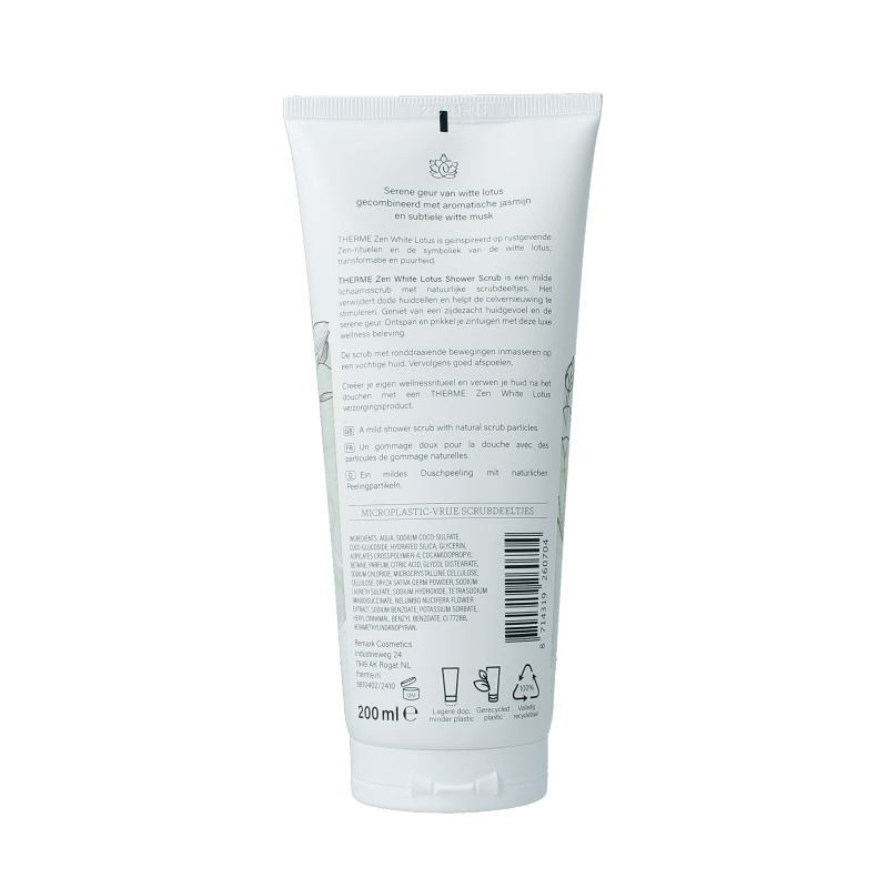 Therme Zen white lotus shower scrub 200 Milliliter