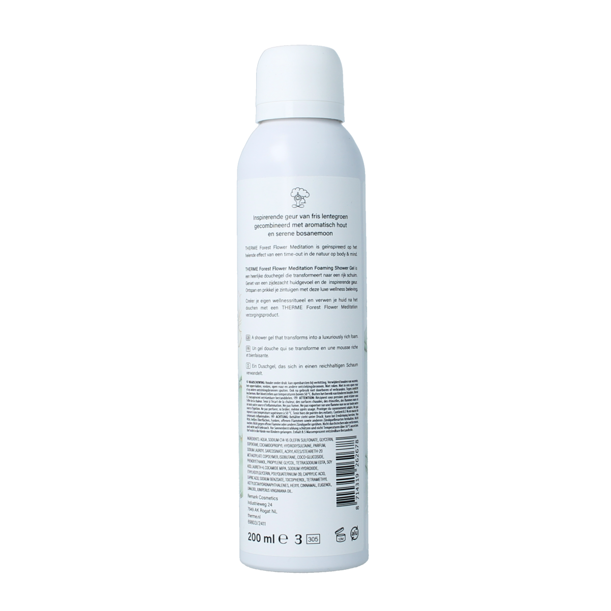 Therme Forest flower meditation foam showergel 200.00 Milliliter