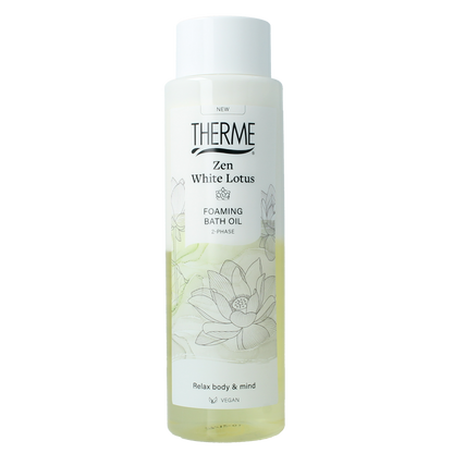 Therme Zen white lotus foaming bath oil 400.00 Milliliter