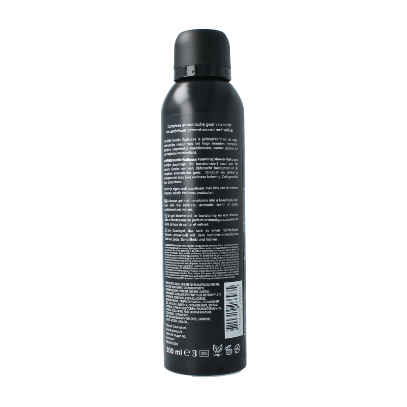 Therme Nordic wellness foaming shower gel 200 Milliliter