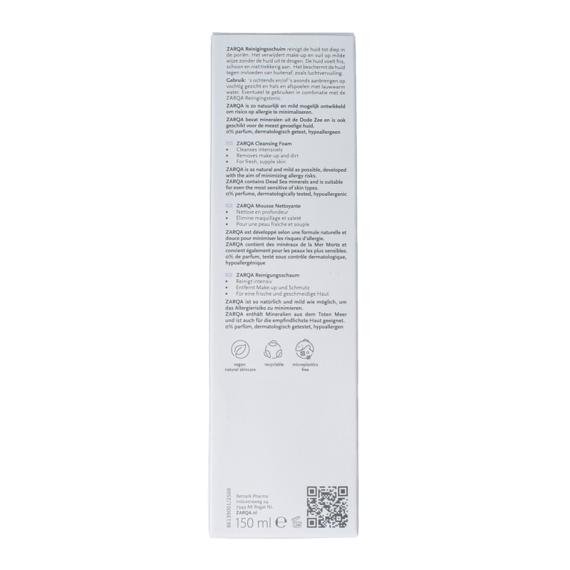 Zarqa Face reinigingsschuim sensitive 150 Milliliter