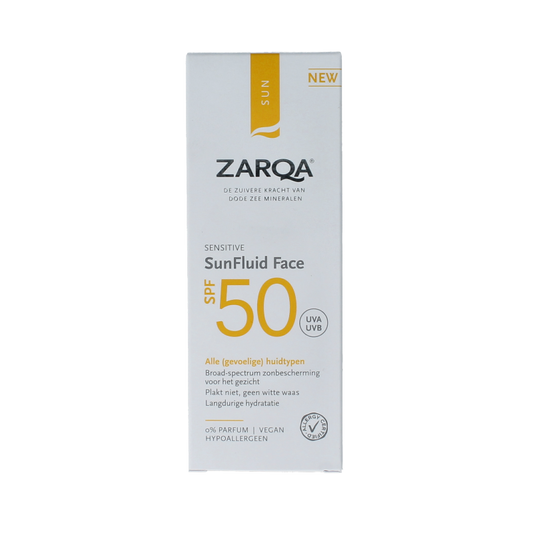 Zarqa Sunfluid SPF50 sensitive 50 Milliliter