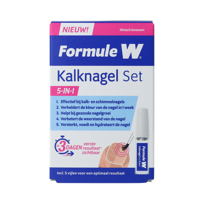 Formule W Kalknagel set 5-in-1 1.00 Set