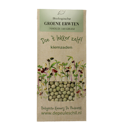 Peuleschil Groene erwten bio 140.00 Gram