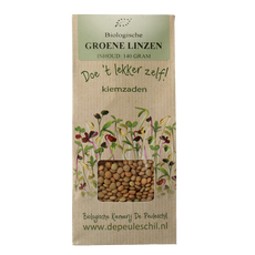 Peuleschil Groene linzen bio 140 Gram