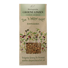 Peuleschil Groene linzen bio 140.00 Gram