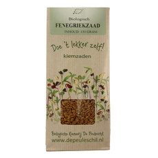 Peuleschil Fenegriek kiemzaad bio 130.00 Gram
