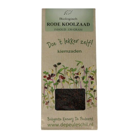 Peuleschil Rode kool zaad bio 130 Gram