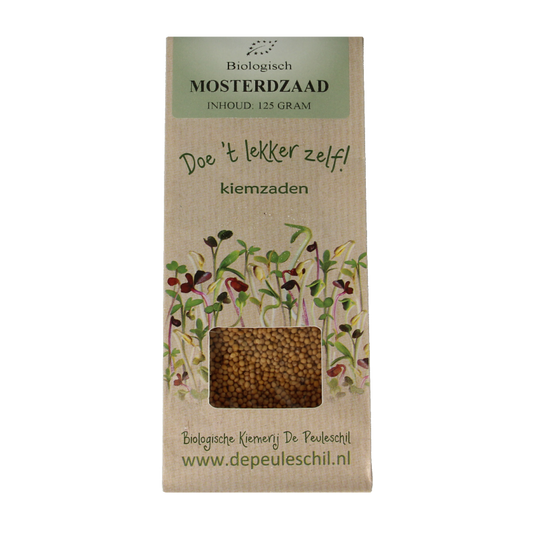 Peuleschil Mosterdzaad bio 135 Gram
