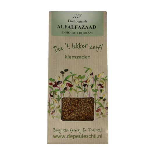 Peuleschil Alfalfazaad bio 140 Gram
