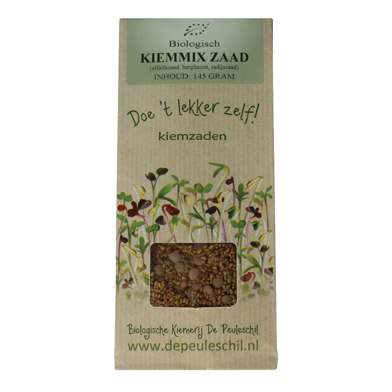 Peuleschil Kiemmixzaad bio 145 Gram