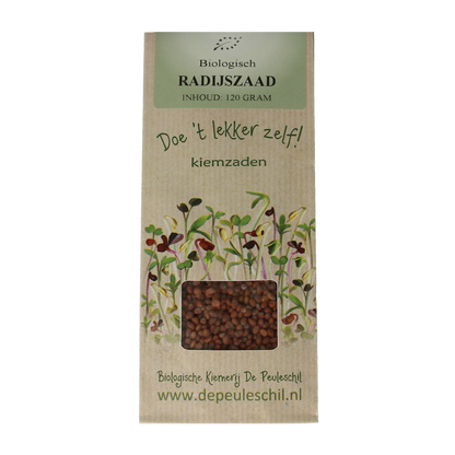 Peuleschil Radijszaad bio 130.00 Gram