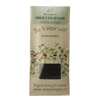 Peuleschil Broccoli zaad bio 115.00 Gram