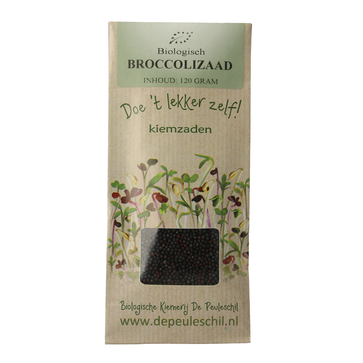 Peuleschil Broccoli zaad bio 115.00 Gram