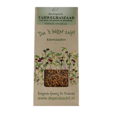 Peuleschil Tarwegras zaad bio 150.00 Gram