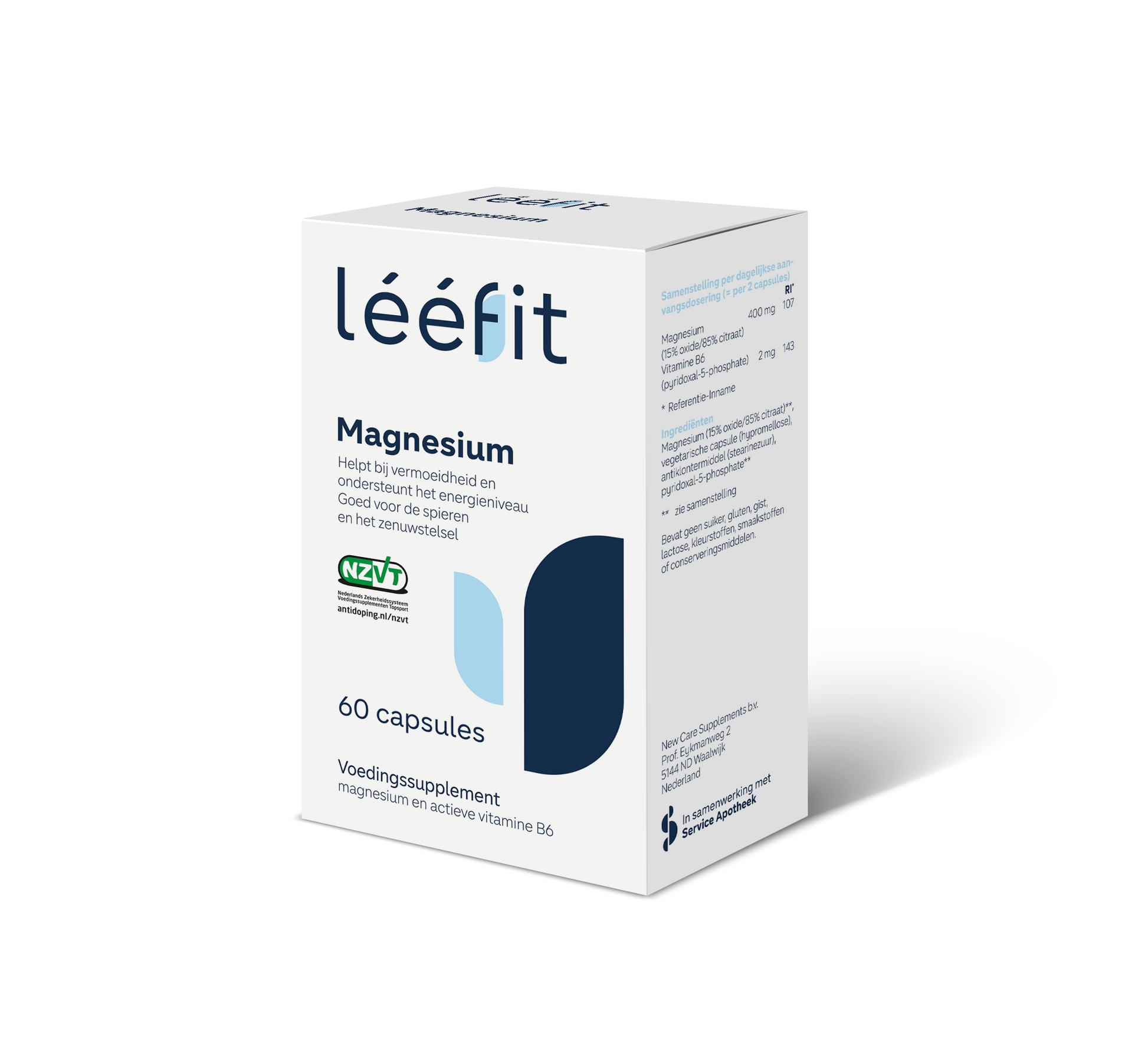 Leefit Magnesium 60 Capsules