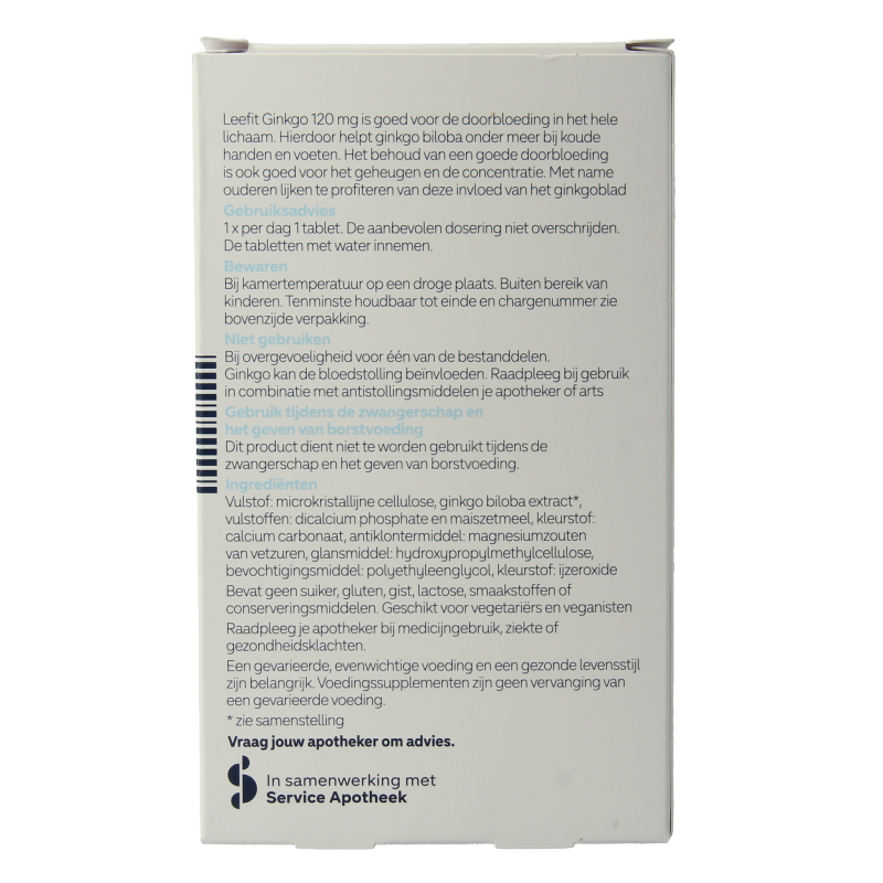 Leefit Ginkgo 60 Tabletten