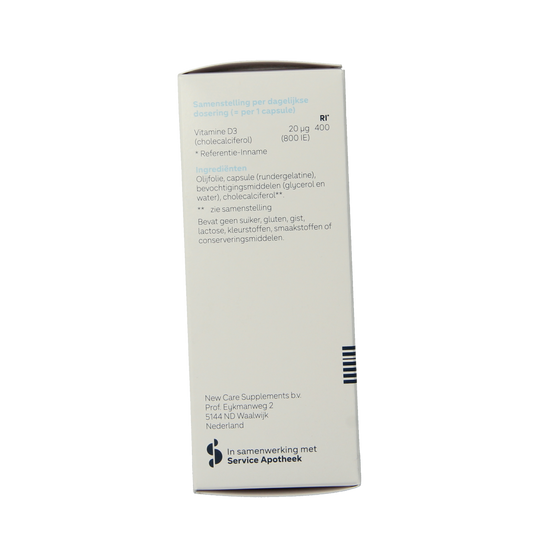 Leefit Vitamine D3 20mcg 100.00 Softgels
