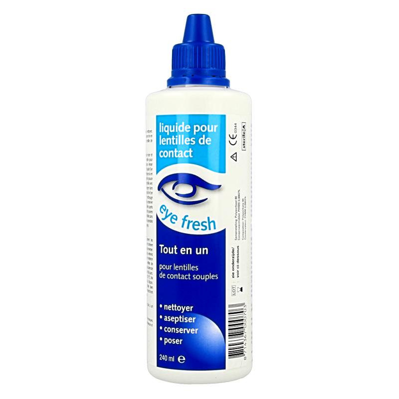 Eyefresh Alles-in-1 vloeistof zachte lenzen 240 Milliliter