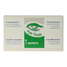Eyefresh Maandlenzen -1.50  6.00 Stuks