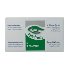 Eyefresh Maandlenzen -2.50 6.00 Stuks