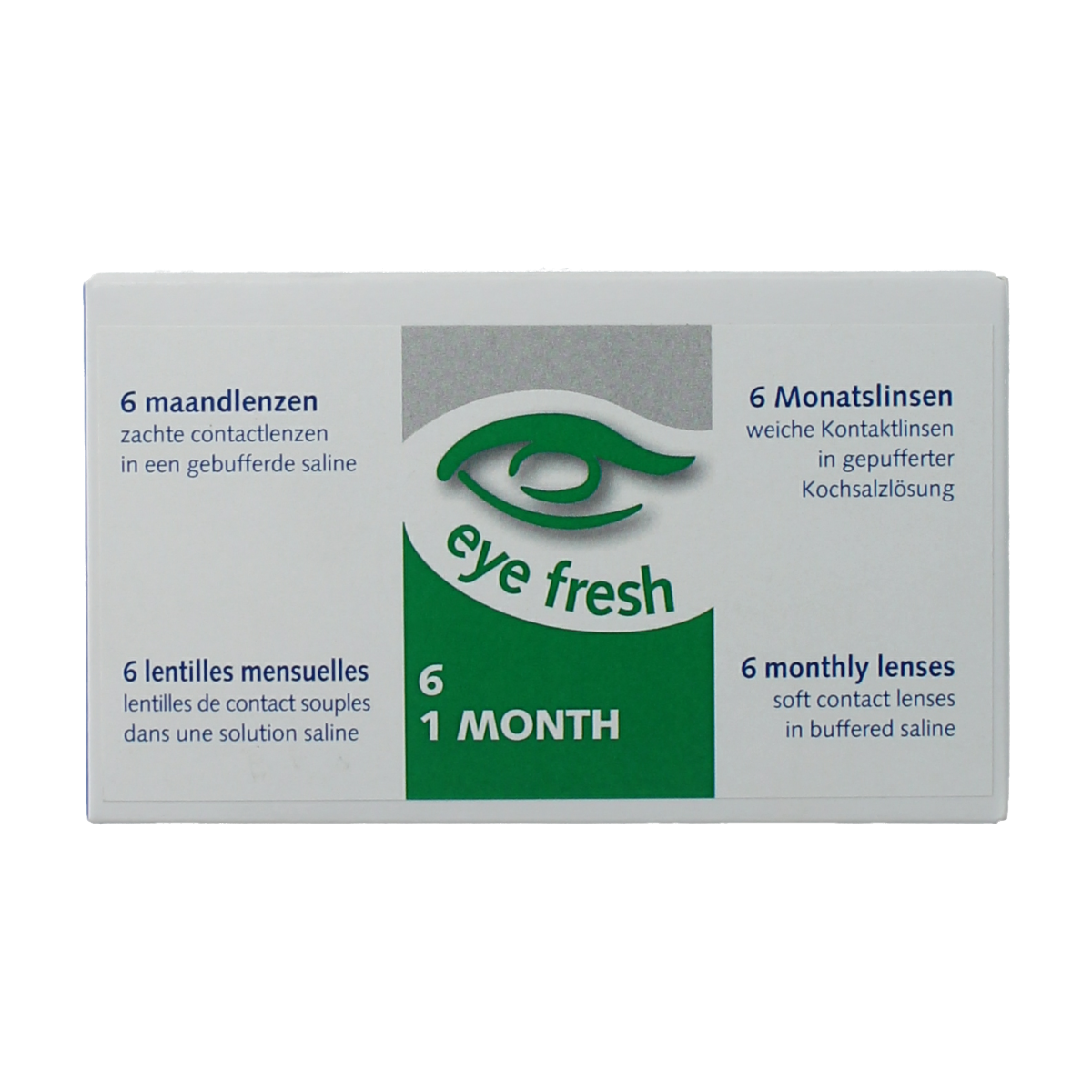 Eyefresh Maandlenzen -2.50 6.00 Stuks