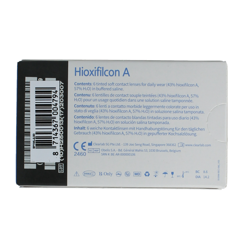 Eyefresh Maandlenzen -2.50 6 Stuks