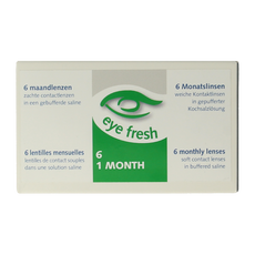 Eyefresh Maandlenzen -4.50  6.00 Stuks