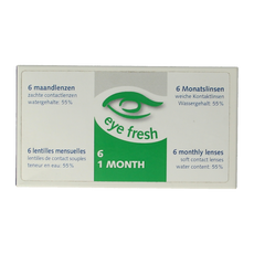 Eyefresh Maandlenzen -6.00  6.00 Stuks