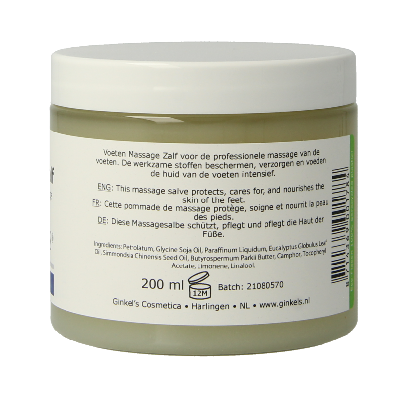 Ginkel's Voeten massagezalf 200 Milliliter