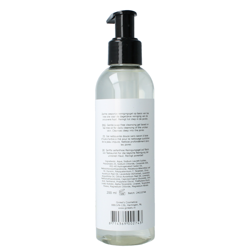 Ginkel's Tea tree face wash 200 Milliliter