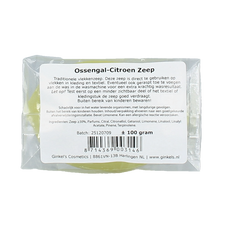 Ginkel's Ossengal citroen zeep 100 Gram