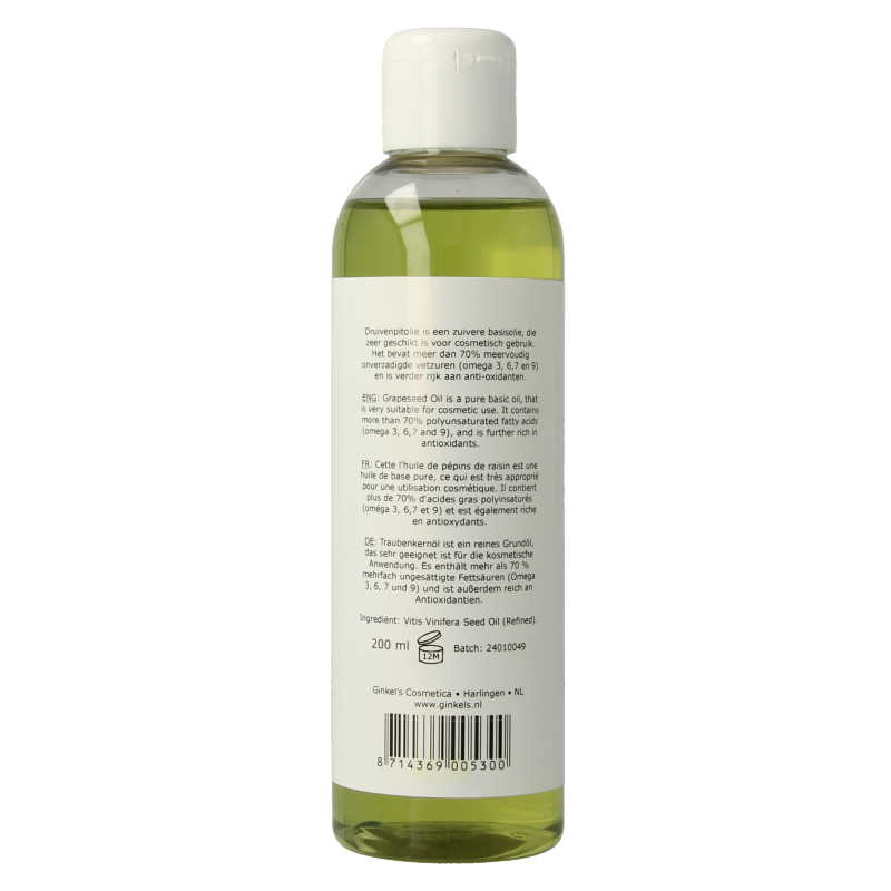 Ginkel's Druivenpitolie 200 Milliliter