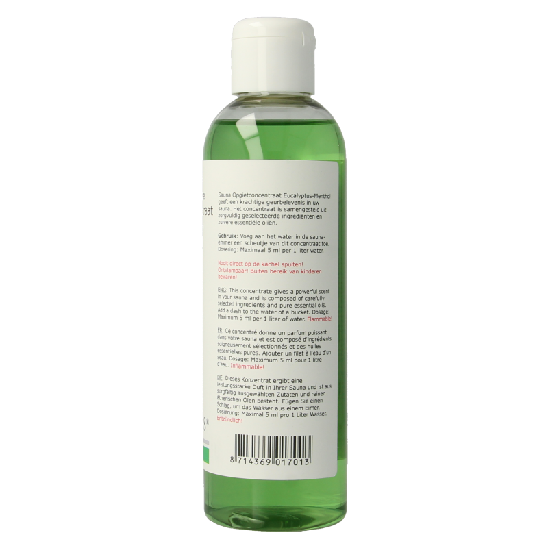 Ginkel's Sauna opgietconcentraat eucalyptus & menthol 200 Milliliter