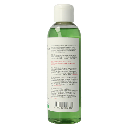 Ginkel's Sauna opgietconcentraat eucalyptus & menthol 200.00 Milliliter